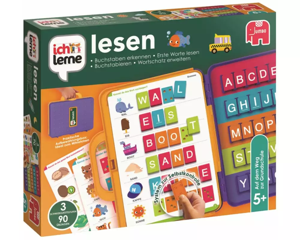 Jumbo Kinderspiel Ich lerne Lesen