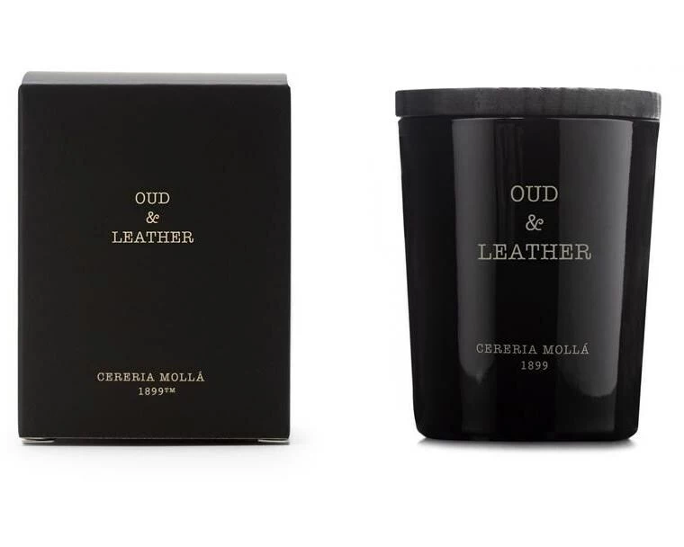 Cerería Mollá Duftkerze Oud & Leather 70g