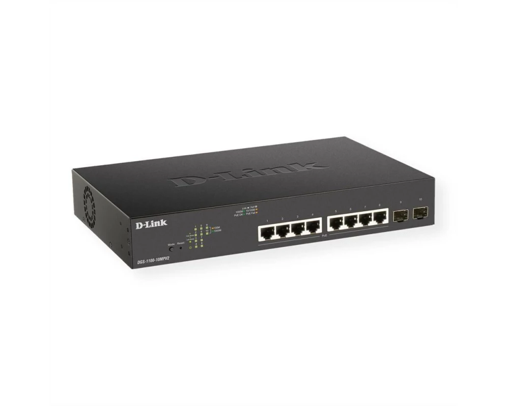 D-Link PoE+ Switch DGS-1100-10MP V2 10 Port