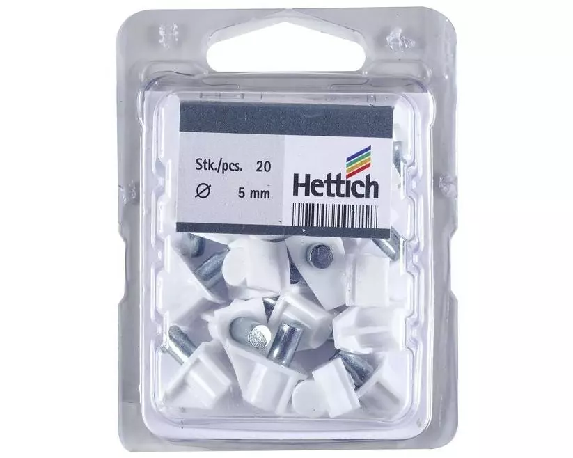 HETTICH Tablarträger Sekura 7 Ø 5 mm vernickelt