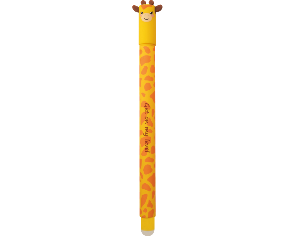 Eberhard Faber Gelschreiber Animal Erase It Giraffe 0.7 mm, Gelb