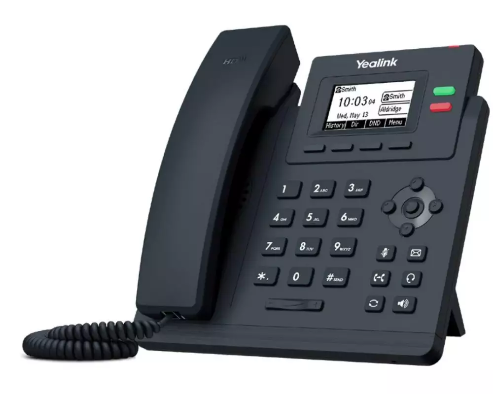 Yealink Tischtelefon T31W Schwarz
