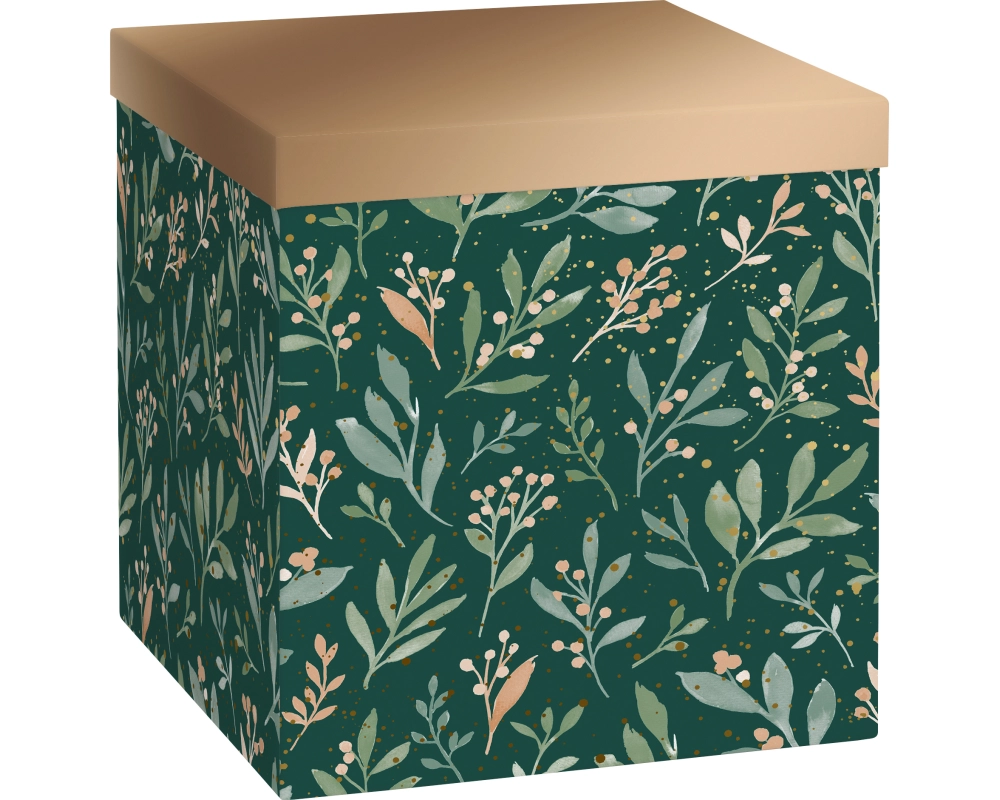 STEWO Geschenkbox Arona 2551505799 dunkelgrün 23x24x23cm