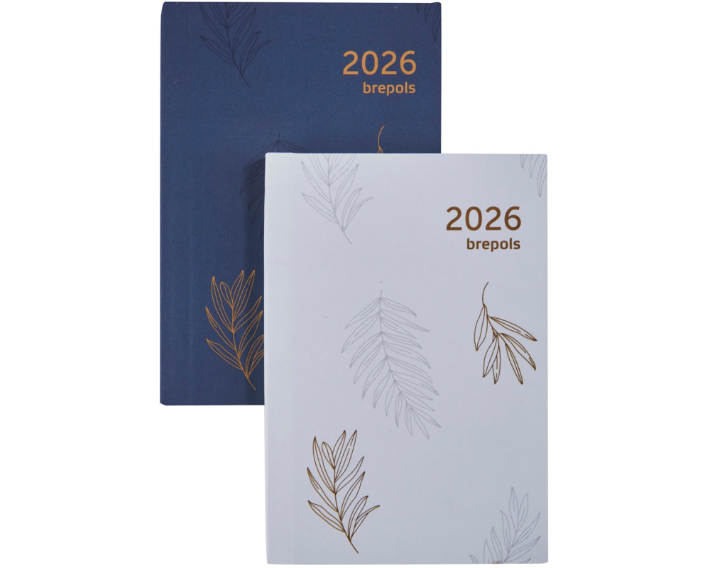 BREPOLS Agenda Delta Trop.Flowers 2026 0.834.0765 1W/2S ass. 8.1x12cm