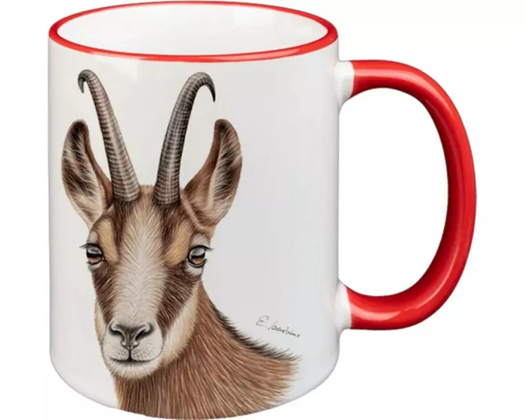 creanorm Tasse Gams 330 ml, 1 Stück, Rot