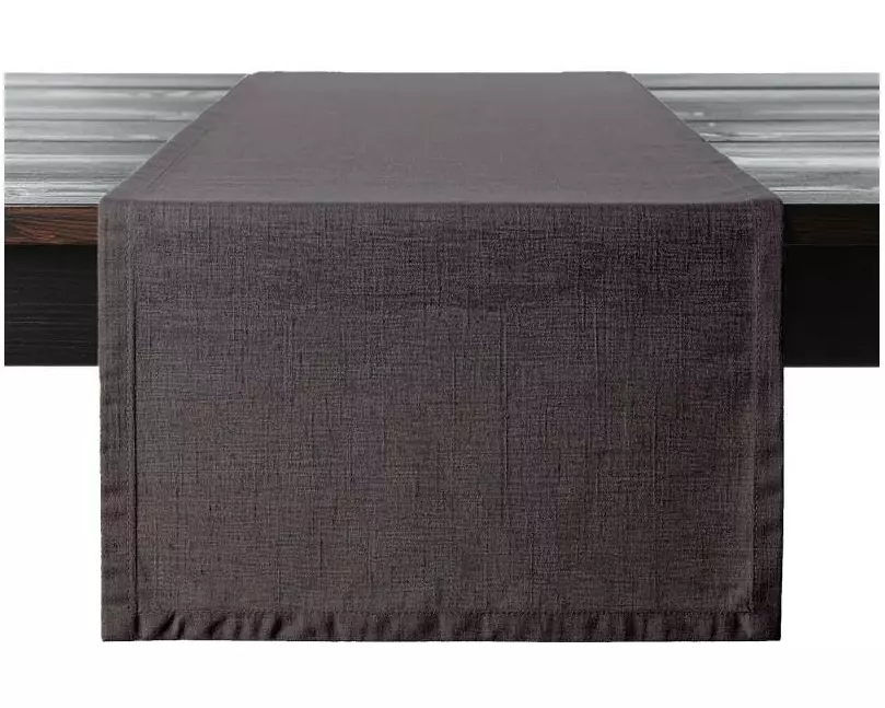 PROFLAX Tischläufer Leinen 50 x 150 cm, Graphit