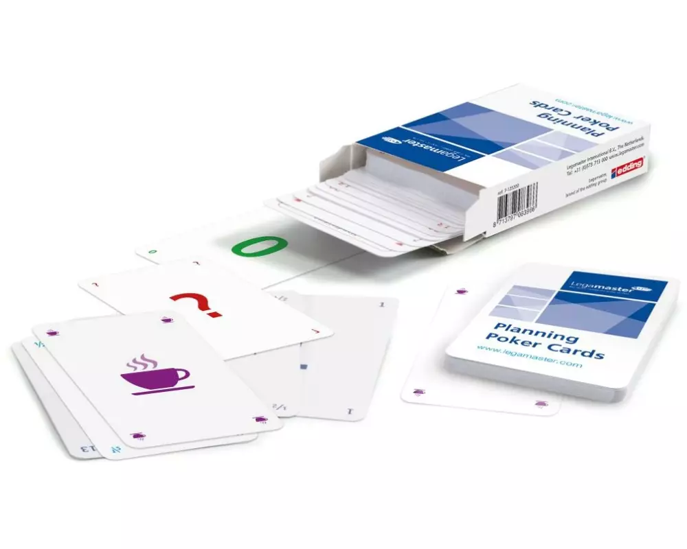 Legamaster Moderationskarten Planning Poker Cards 4 Anwender