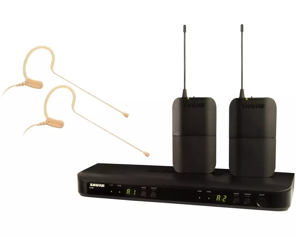 Shure Drahtlossystem BLX188E/MX53-M17