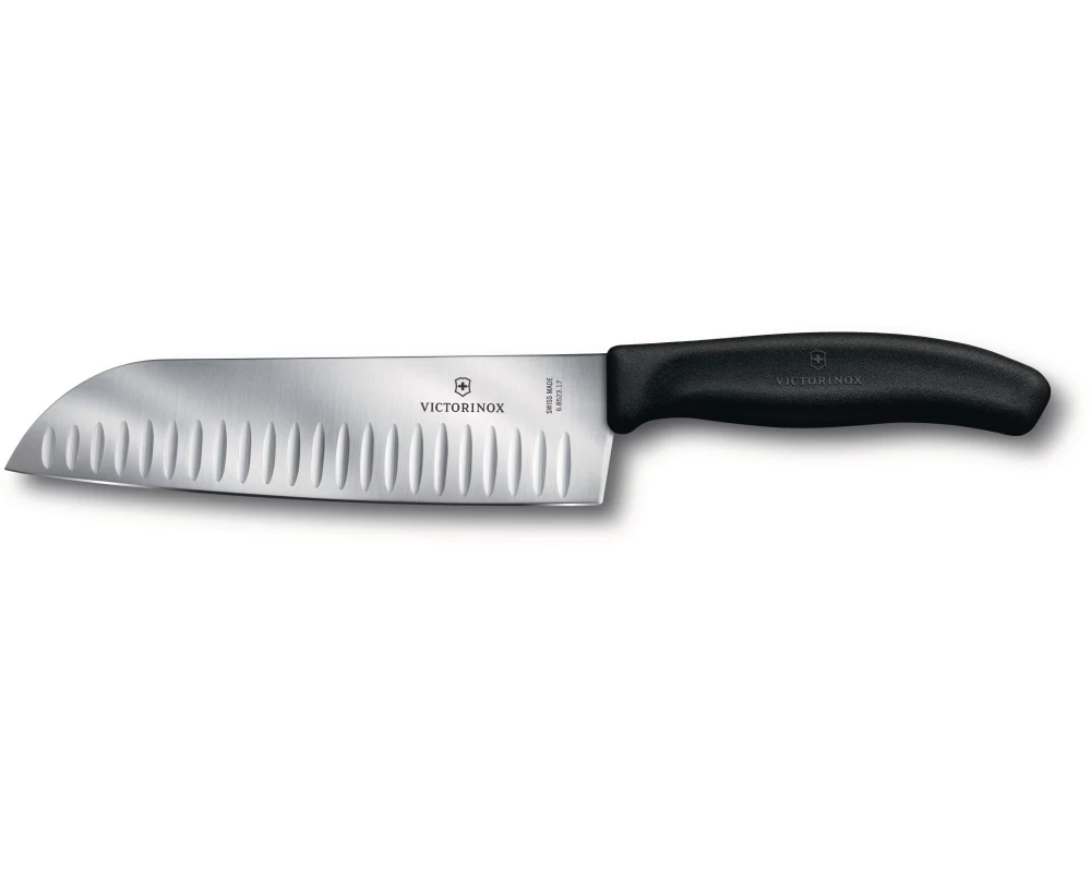 Victorinox Santokumesser Schwarz