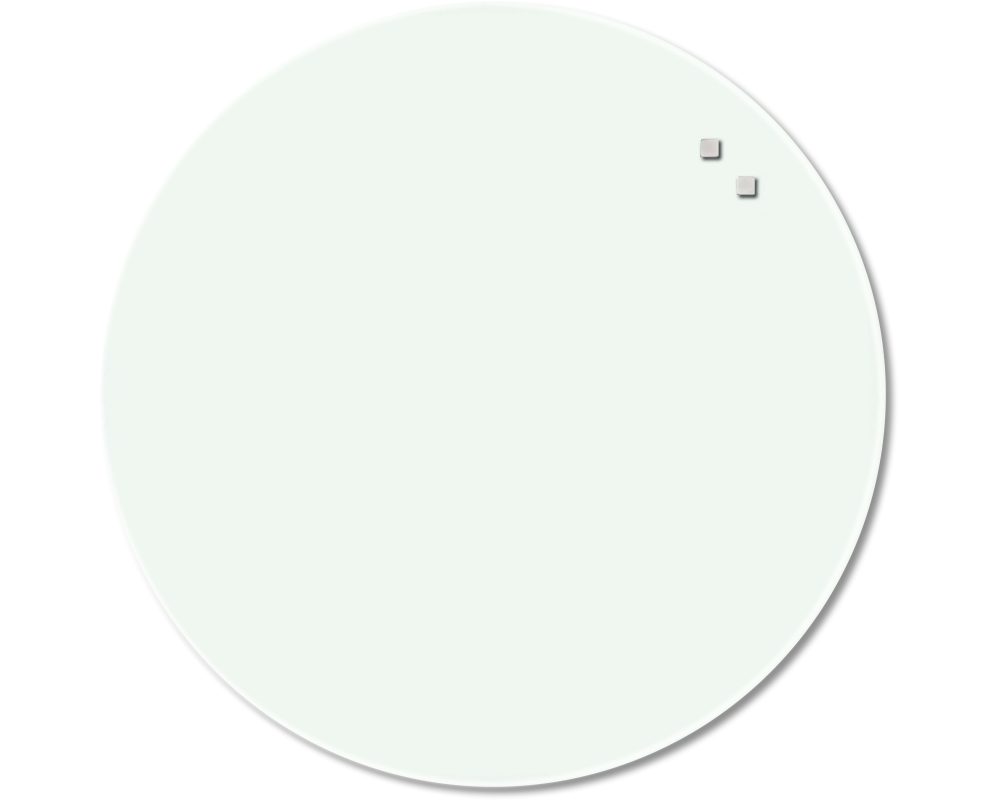 NAGA Magnettafel 10602 Rund, 45cm, weiss