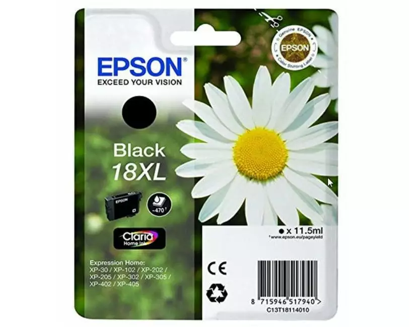 Epson Tinte T18114012 Black