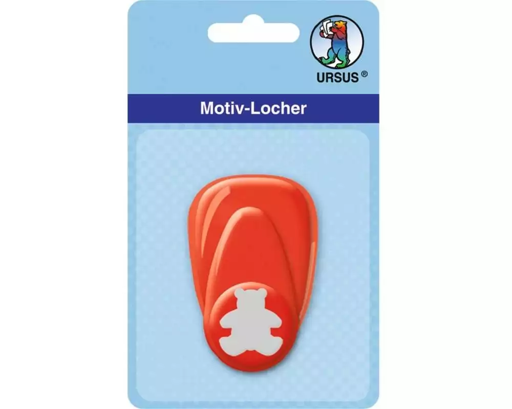 URSUS Motivstanzer Bär klein, 1.6 cm