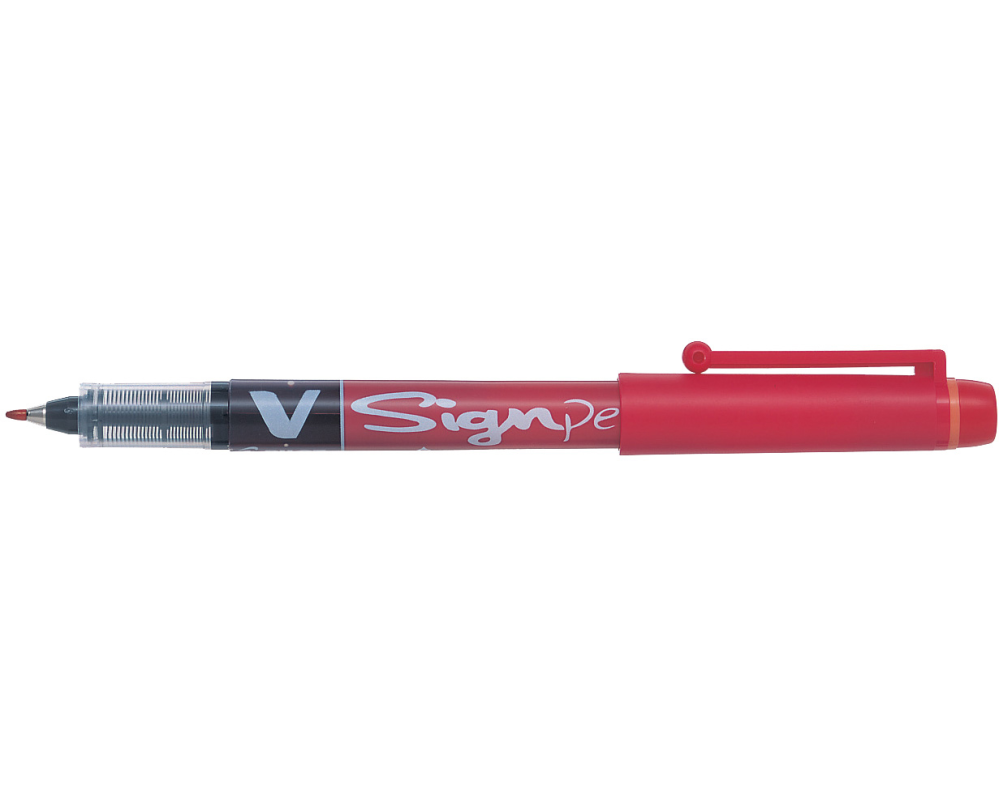 PILOT V-Sign Pen 0,6mm SW-VSP-R rot
