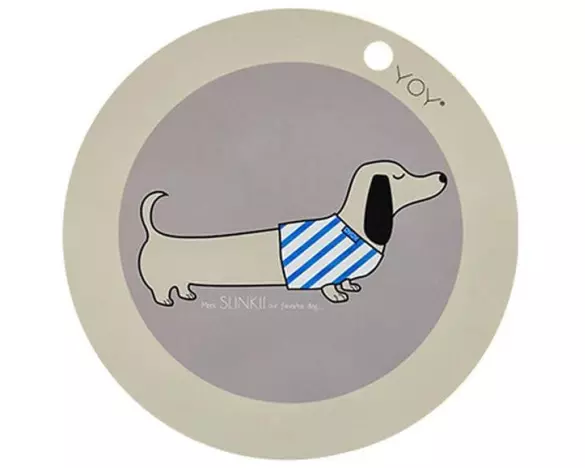 OYOY Kindertischset Slinkii, Ø 39 cm