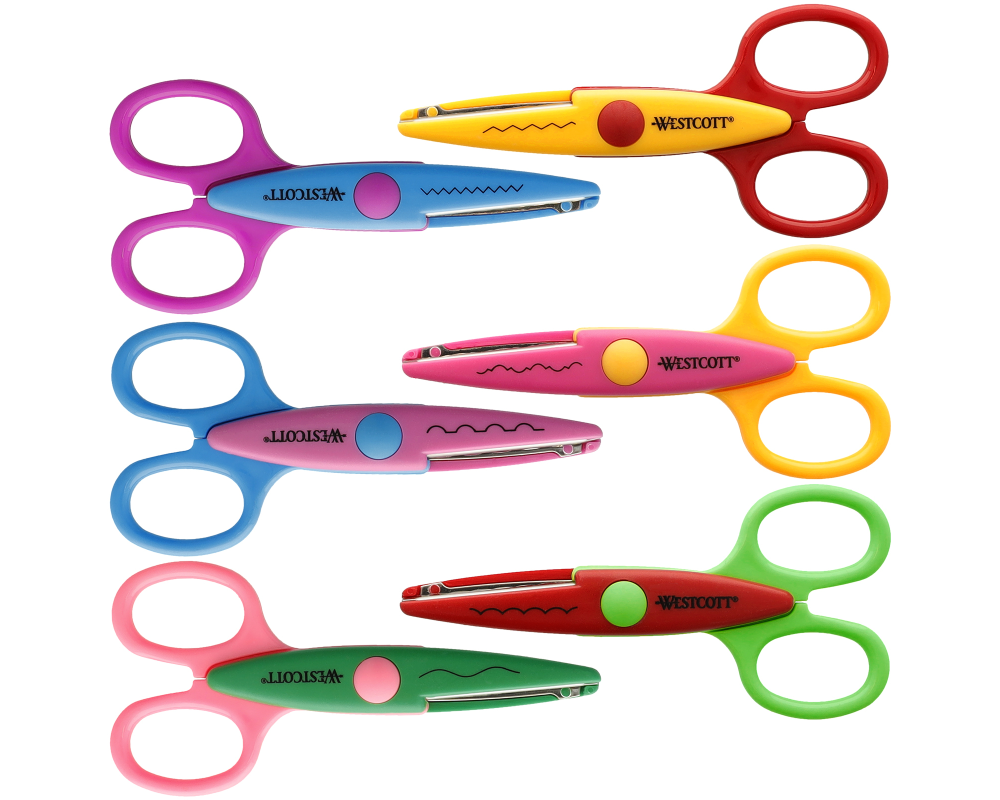 WESTCOTT Kreativscheren-Set 14cm E-42515 00 farbig ass.