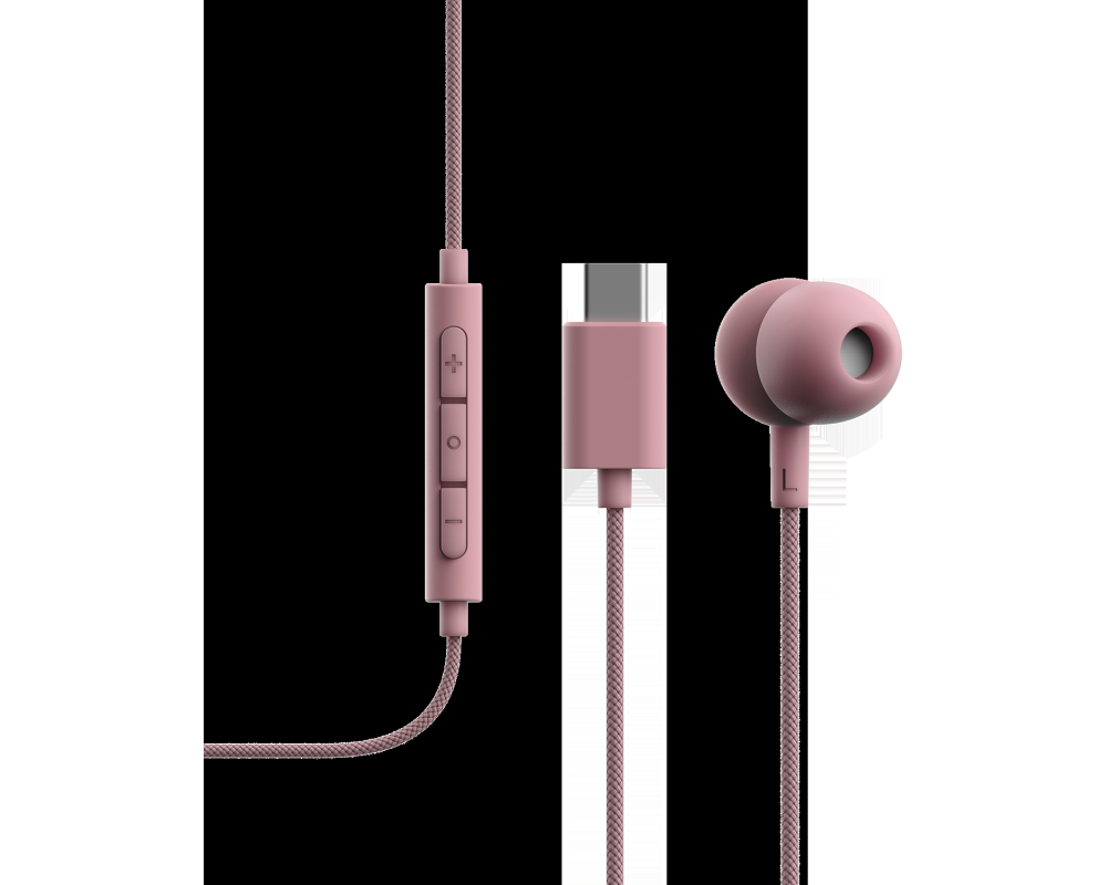 SUDIO Wired Earbuds V3PNK V3, Pink