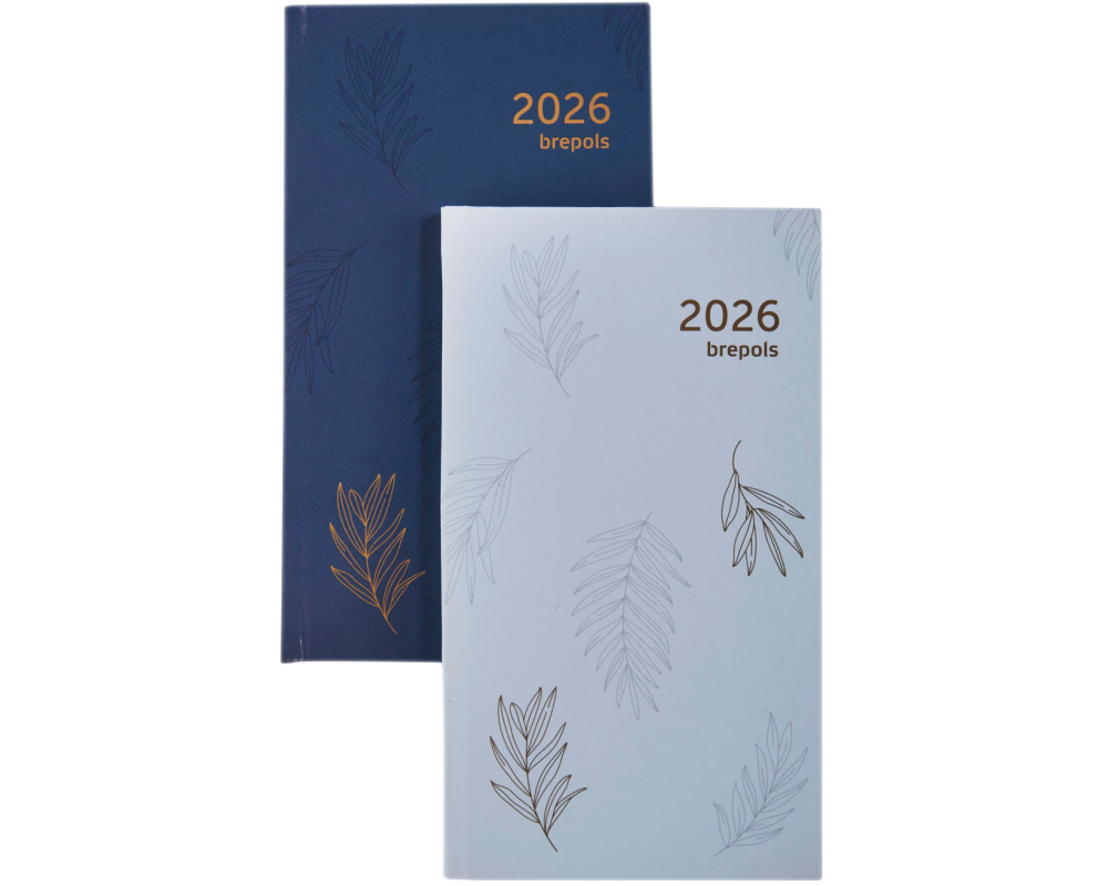 BREPOLS Agenda Interp. Tro.Flower 2026 0.736.0765 1W/2S ass. 9x16cm