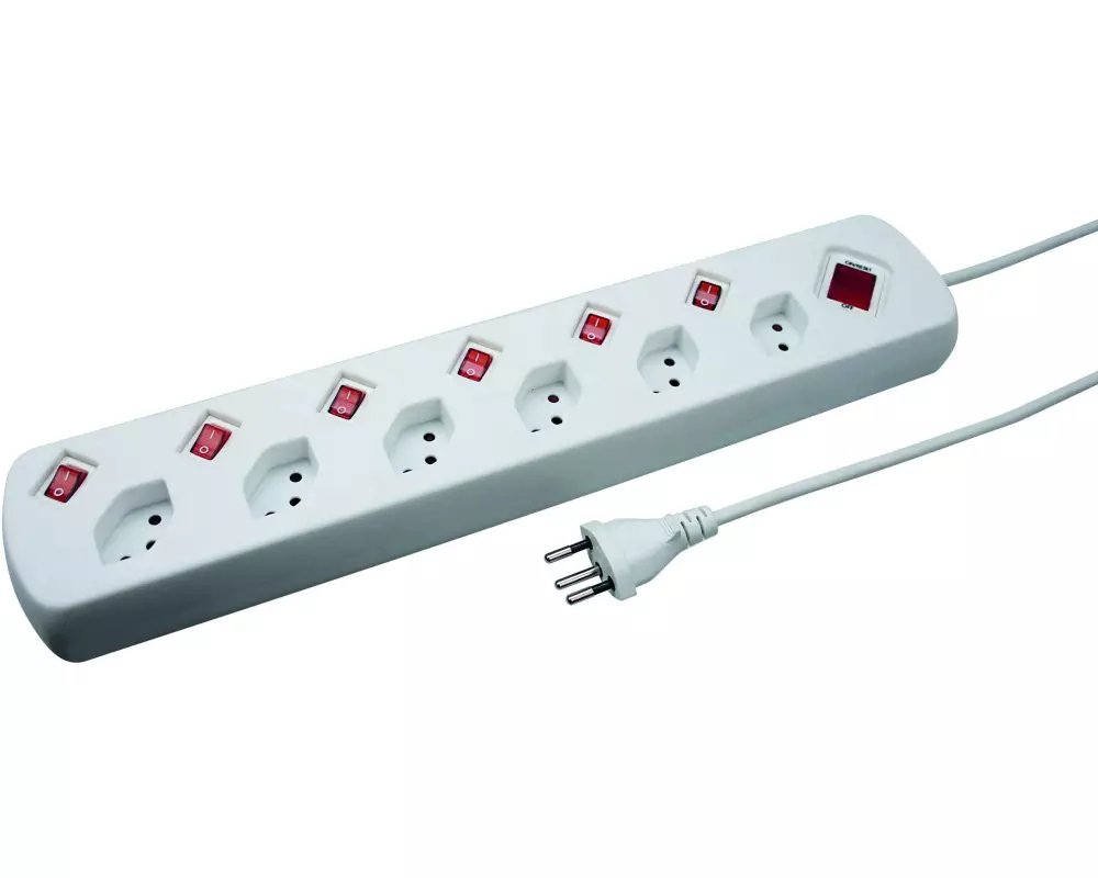 STEFFEN Steckdosenleiste 6x T13