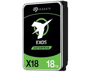 Seagate HDD Exos X18, 16TB, SATA, 6Gb/s, 7200RPM, 256MB cache, 3.5 inch, 24x7, SED, 512e/4KN, BLK