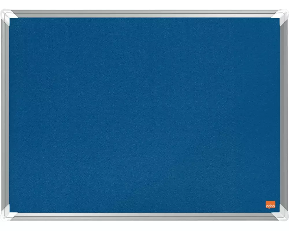 Nobo Pinnwand Premium Plus 90 cm x 120 cm, Blau