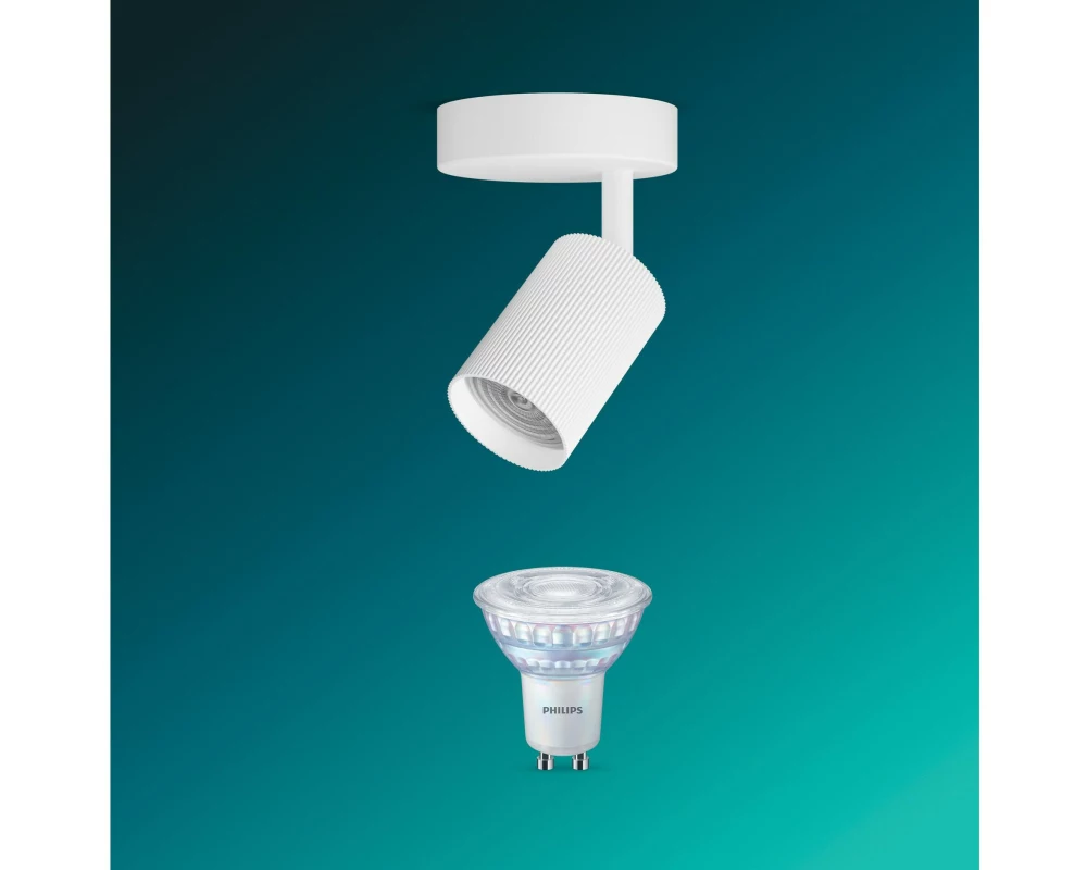Philips Philips Wyatt Aufbauspot 1er 1-flammig weiss GU10