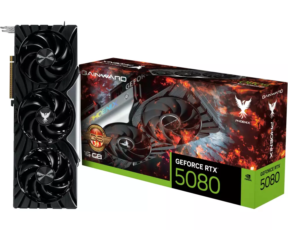 Gainward Grafikkarte RTX 5080 Phoenix GS 16 GB