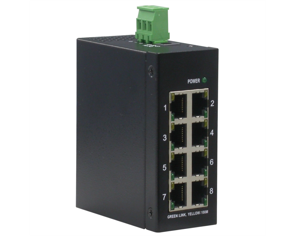 ROLINE Industrie Switch 8x RJ-45, unmanaged