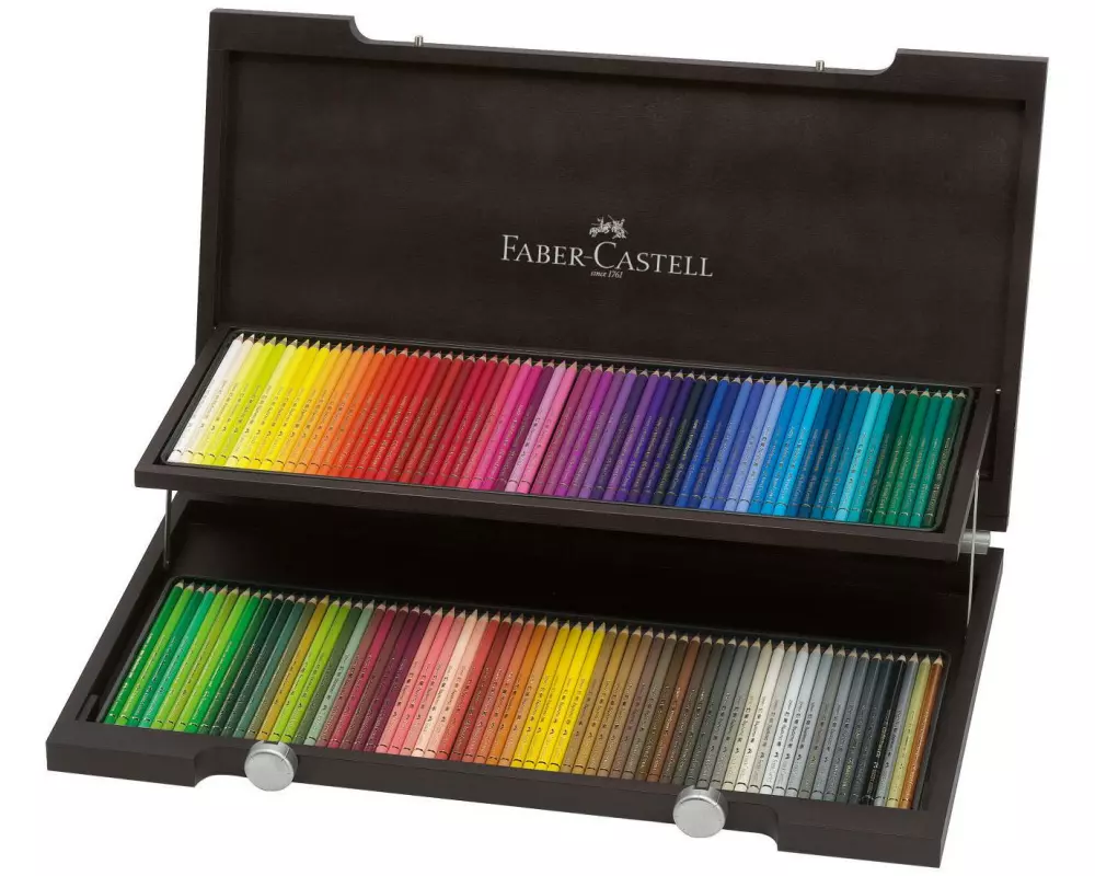 Faber-Castell Farbstifte Polychromos 120er Holzkoffer