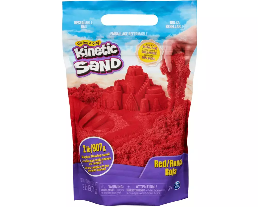 Spinmaster Kinetic Sand Color Bag rot, 907 g