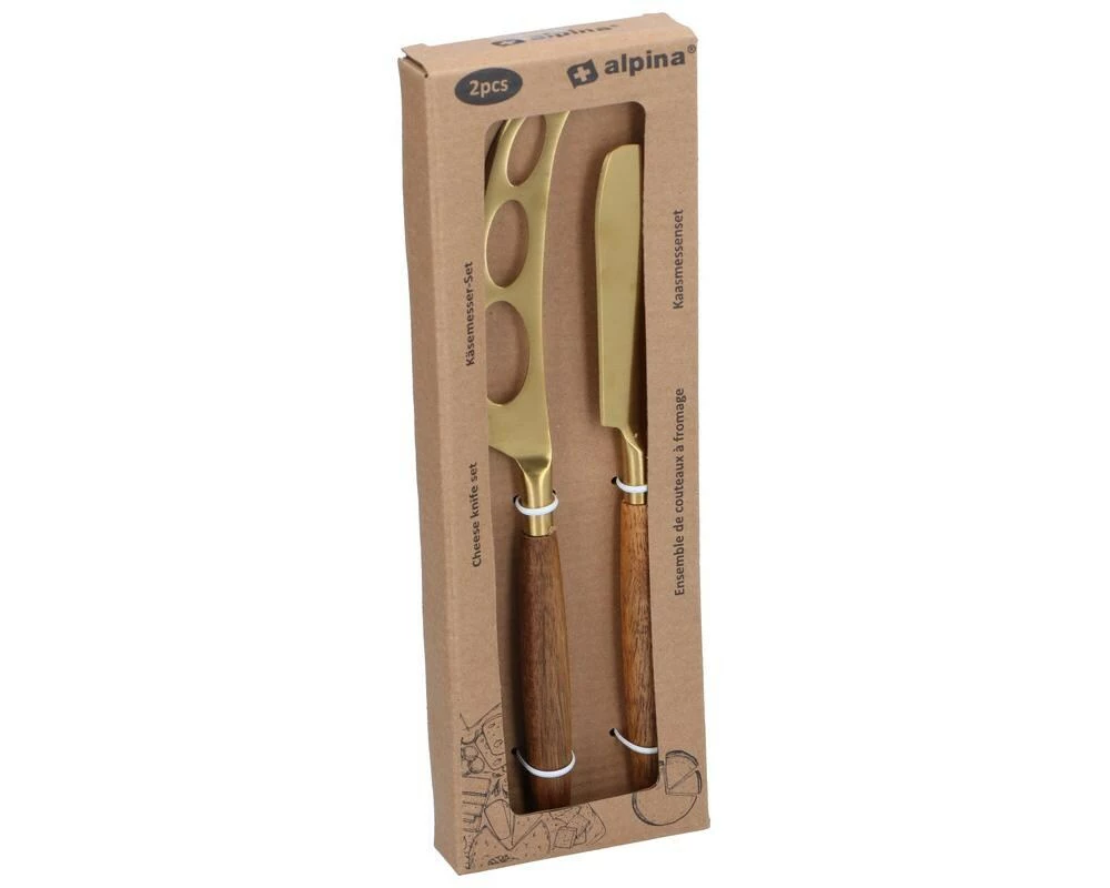 alpina Messer-Set 2-teilig Gold