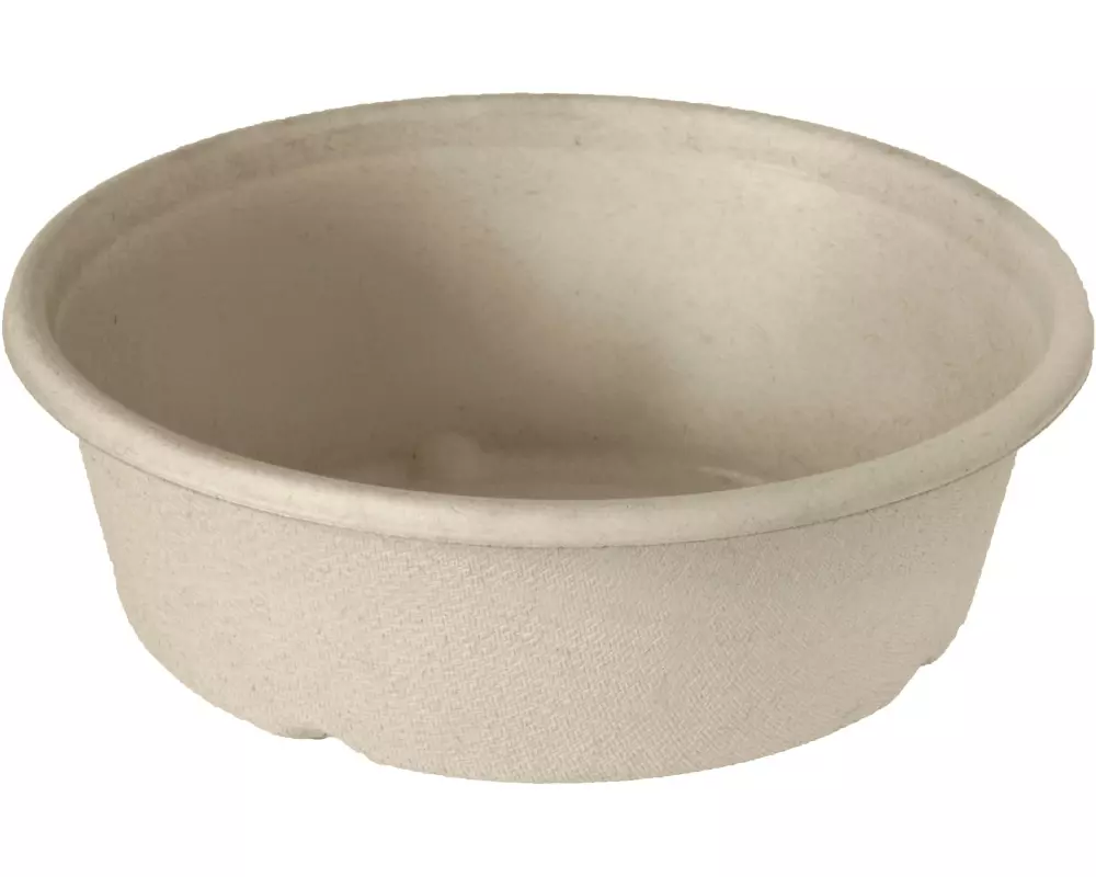 BioPak Einweg-Schüssel Classic 900 ml Braun ungeteilt, 40 Stück