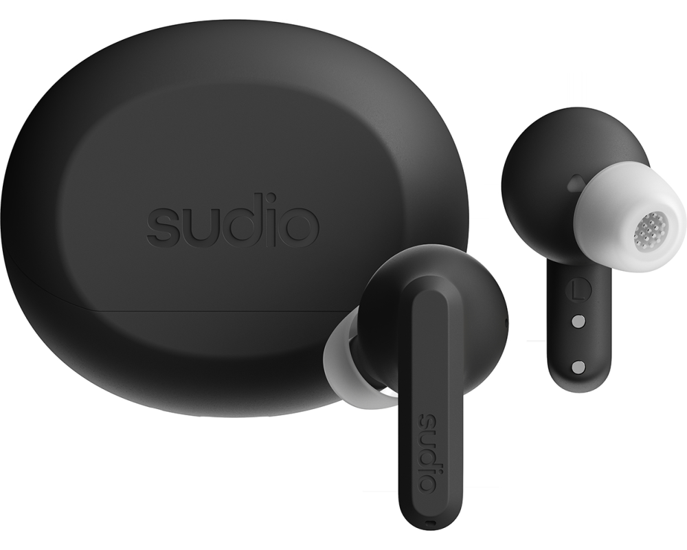 SUDIO Noise Cancelling Earbuds A3PROBLK A3 Pro, Black, Wireless