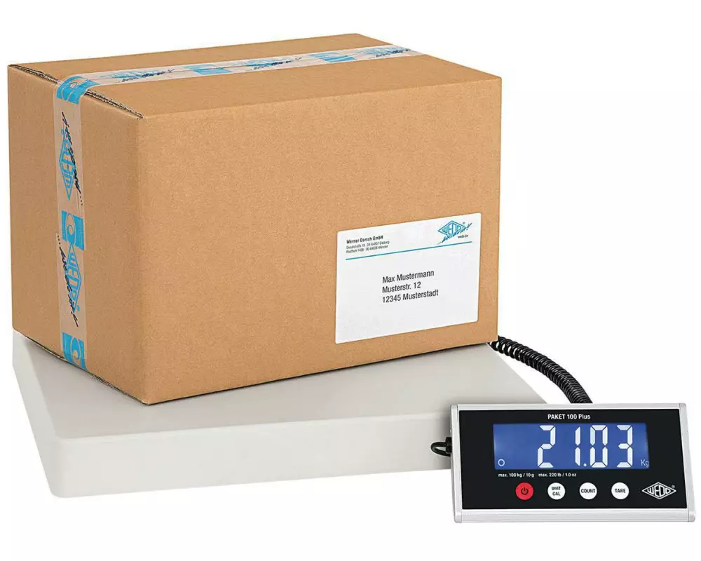 WEDO Paketwaage 100 Plus mit Zählfunktion