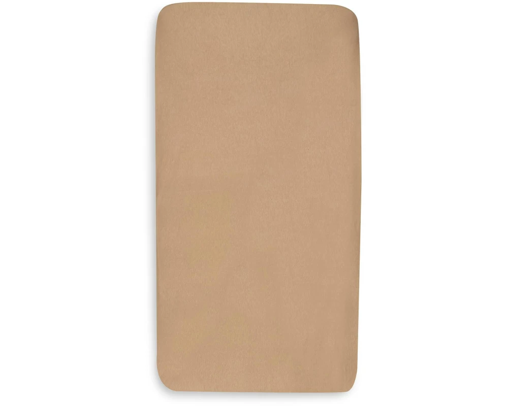 Jollein Spannbettlaken Jersey 60 x 120cm – Hazel/Oatmeal 2 Stück