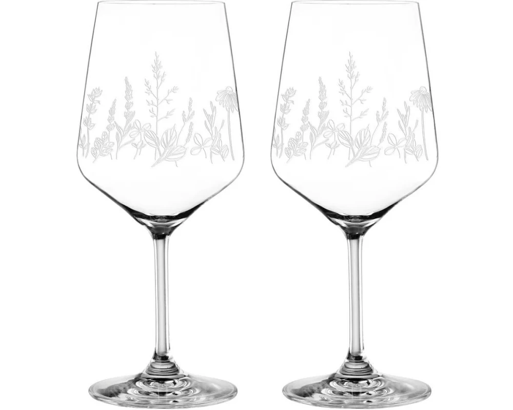 Nachtmann Tattoo Wine/Spritz Glas Botanical White Set 2 Stück, White