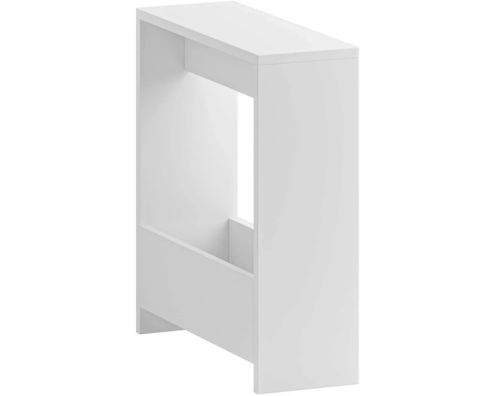 Woody Fashion Beistelltisch Simpi 55 x 60 cm, Weiss