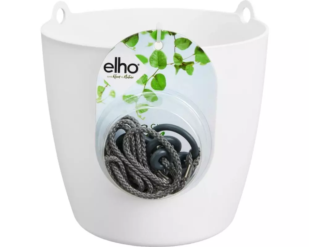 Elho Blumenampel Brussels 2.9 l, Weiss