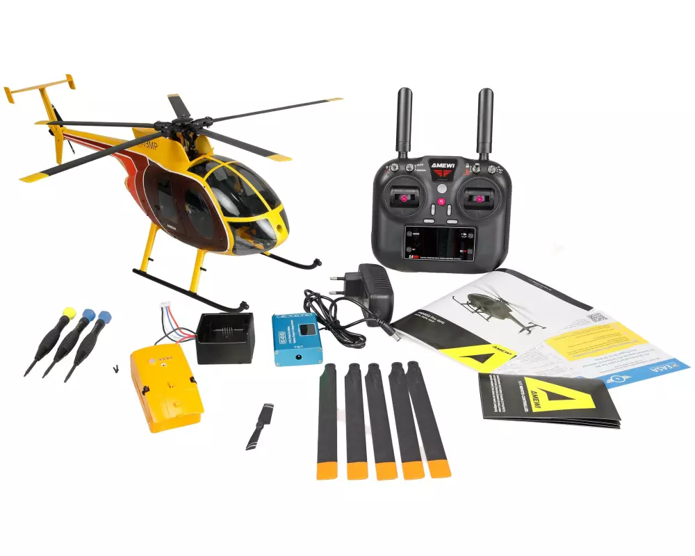 Amewi Helikopter MD500 Pro GPS Hawaii 9-Kanal 6G/3D RTF
