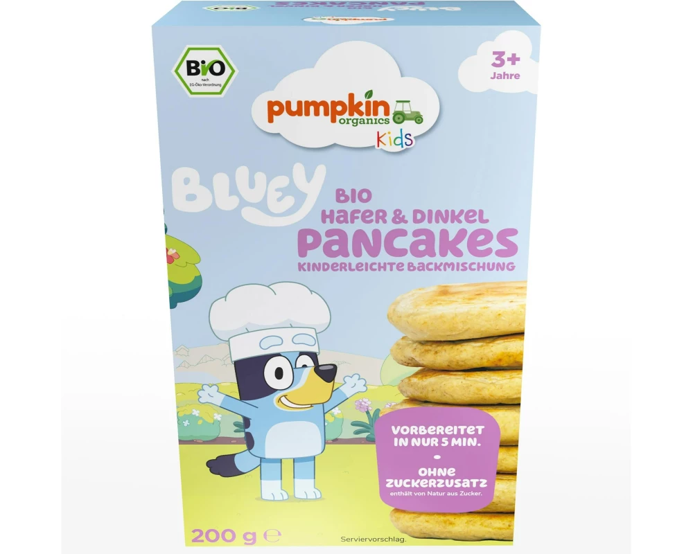 pumpkin organics Bluey Bio Backmischung Pancakes 200 g