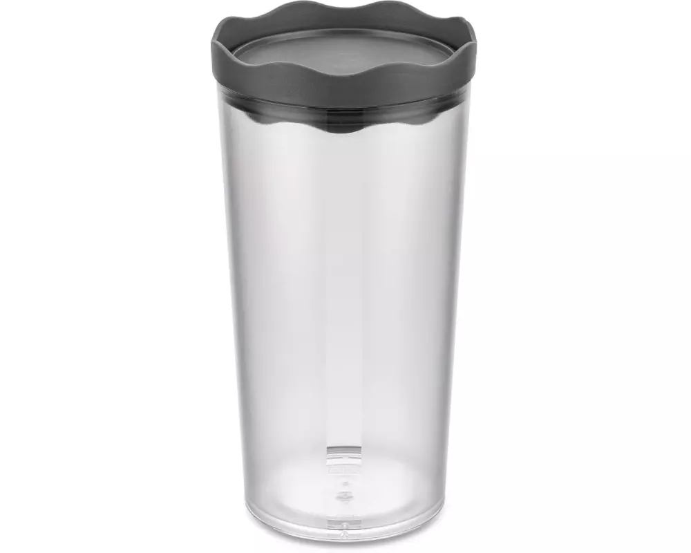 Koziol Vorratsdose Prince L 1 l, Dunkelgrau/Grau