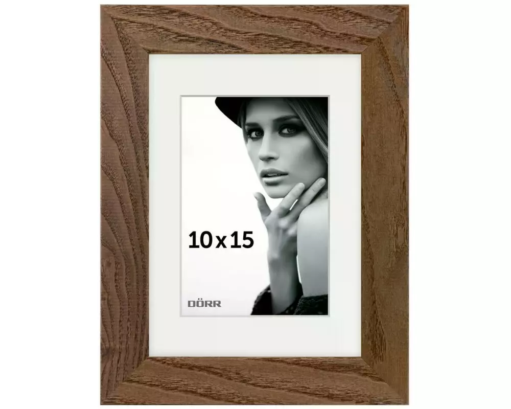 Dörr Bilderrahmen Flat Dunkelbraun, 10 x 15 cm