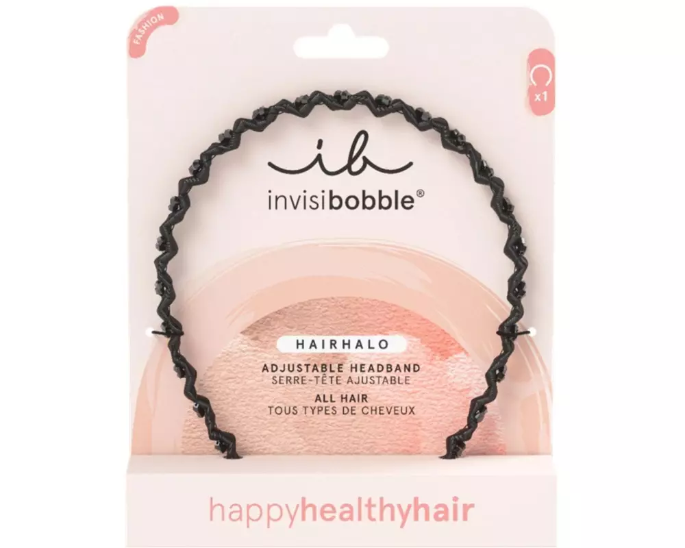 Invisibobble Haarreif Invisibobble Hairhalo, Black Sparkle 1 Stück