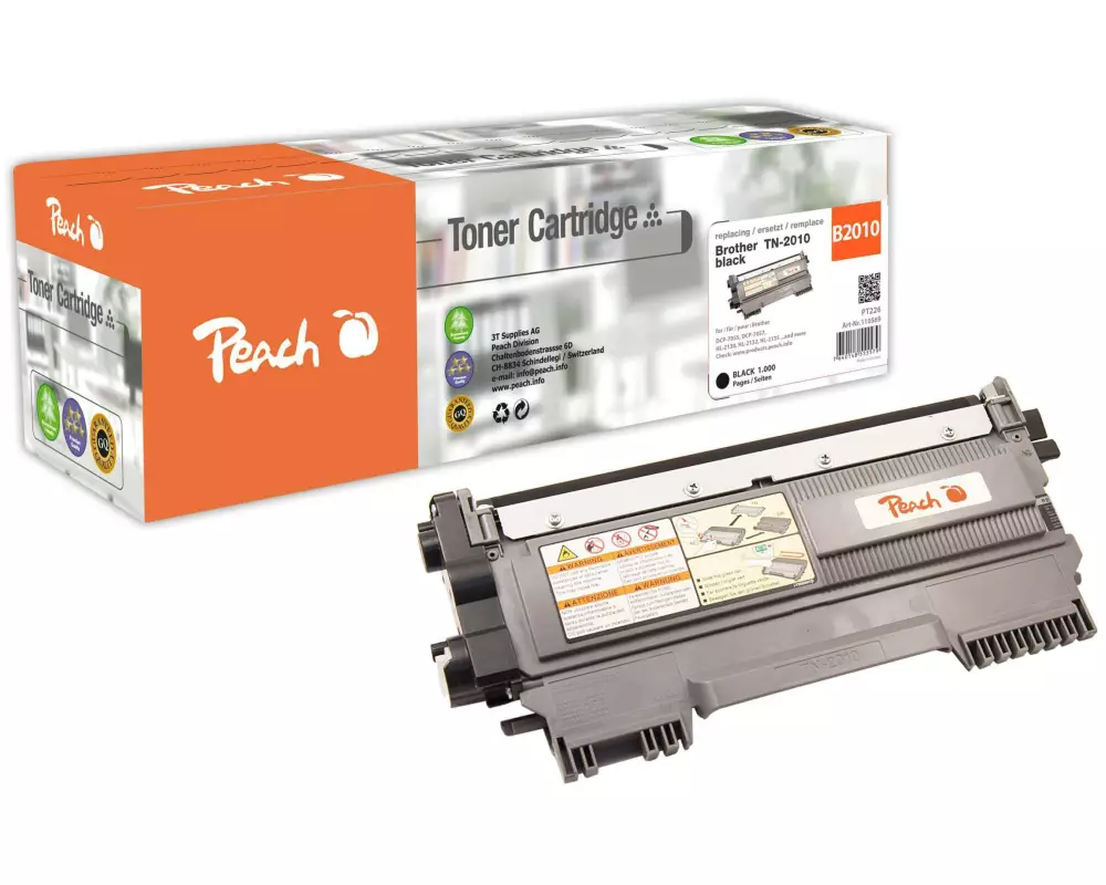 Peach Toner Brother TN-2010 Black