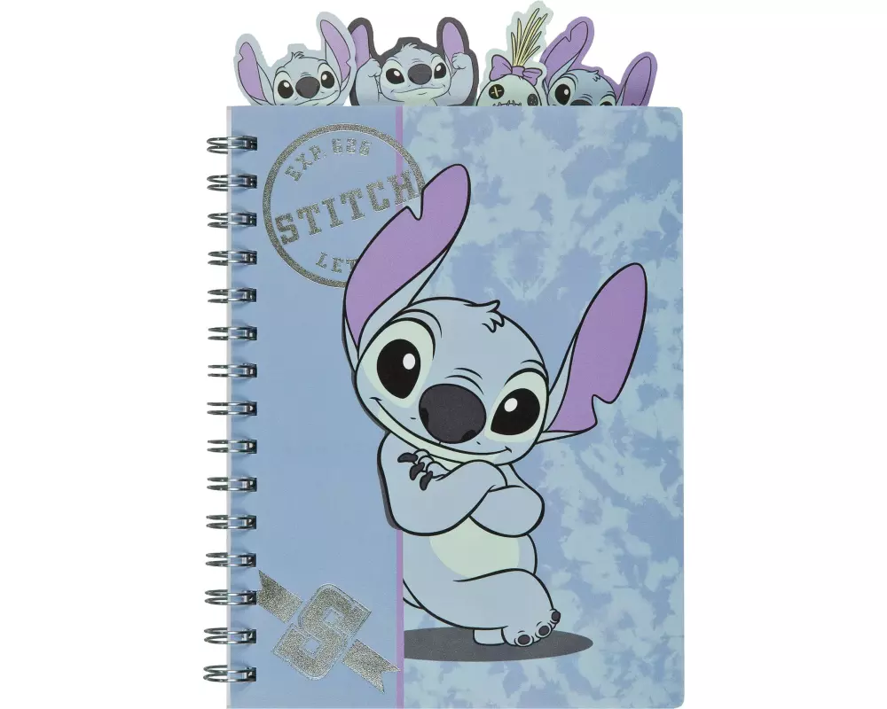 Undercover Notizheft Lilo & Stitch A5, Liniert, Blau