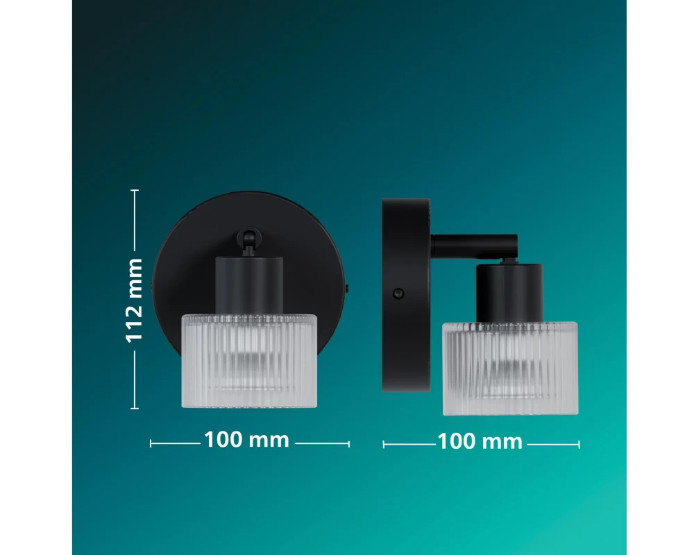 Philips Philips Horen Aufbauspot 5W ohne Leuchtmittel GU10, schwarz