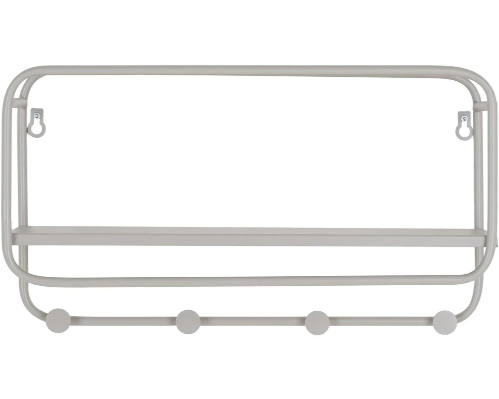 House Nordic Garderobenleiste Feira 45 x 15 x 25 cm, Grau