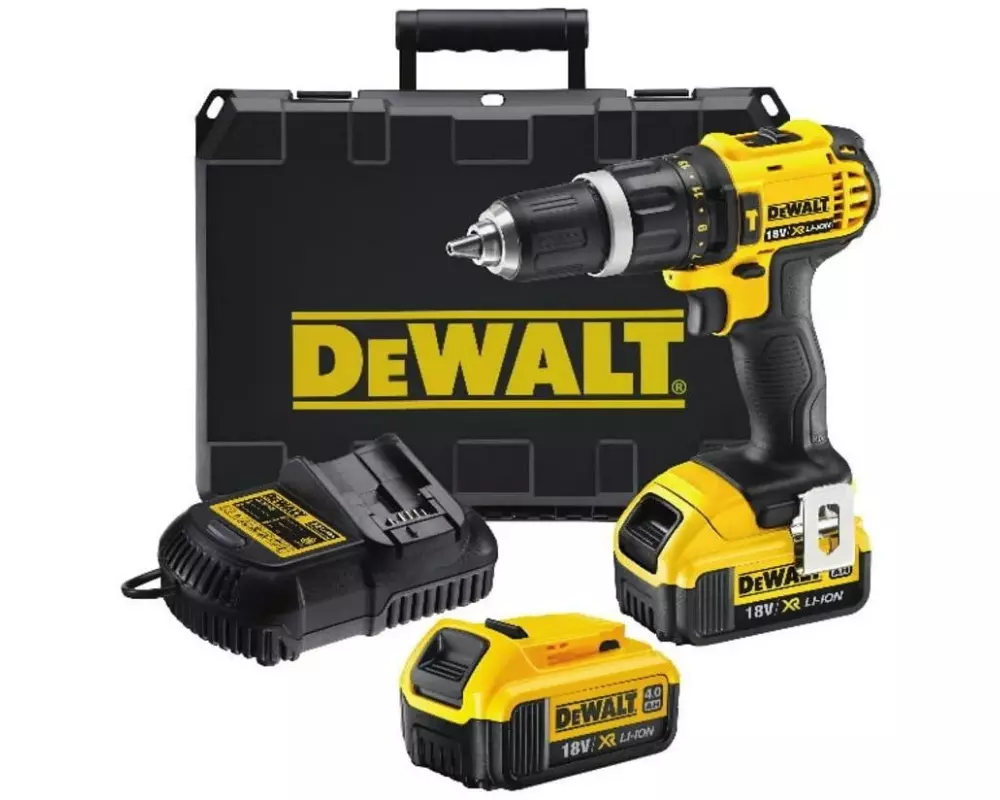 DeWalt Akku-Schlagbohrschrauber 18 V DCD785M2 2 x 4 Ah Akku