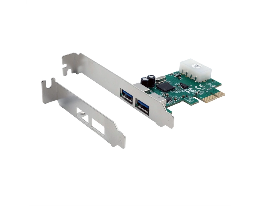 EXSYS EX-11042 2-Port USB 3.2 Gen 1 PCIe Karte