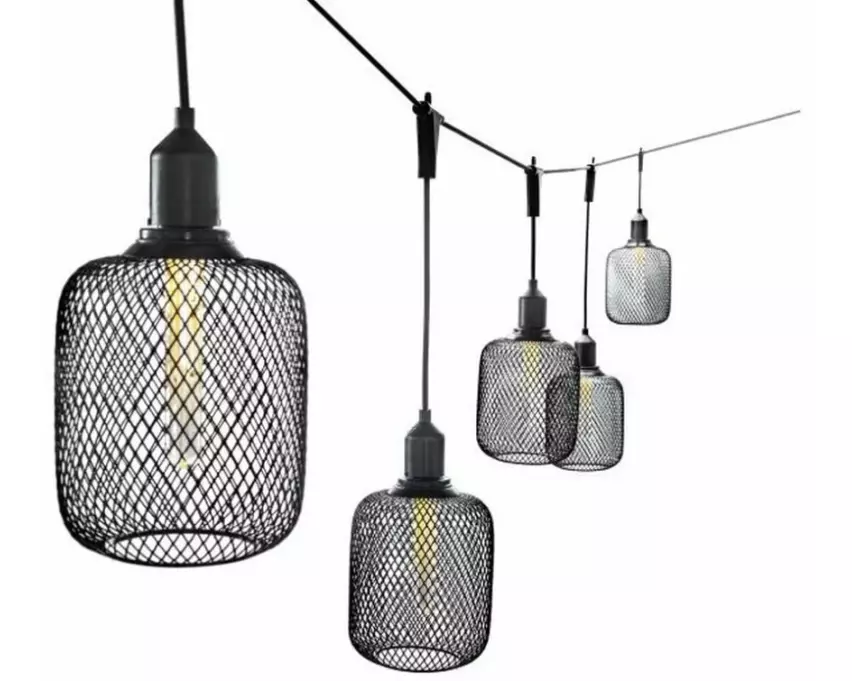 STT Lichterkette Solar Protect 5, 200 cm, Schwarz