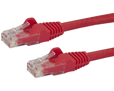 StarTech.com N6PATC50CMRD Netzwerkkabel Rot 0,5 m Cat6 U/UTP (UTP)